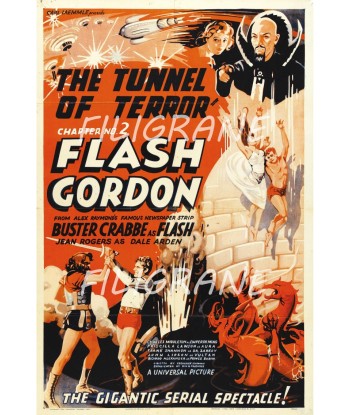 FLASH GORDON FILM Rnph-POSTER/REPRODUCTION d1 AFFICHE VINTAGE 2023