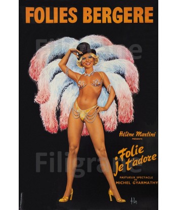 FOLIES BERGèRE CABARET Rosj-POSTER/REPRODUCTION d1 AFFICHE VINTAGE le des métaux précieux