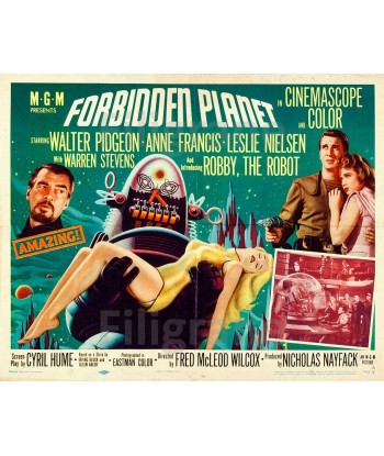 FORBIDDEN PLANET FILM Rhqm-POSTER/REPRODUCTION d1 AFFICHE VINTAGE Comparez et commandez 