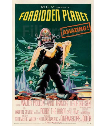 FORBIDDEN PLANET FILM Rngl-POSTER/REPRODUCTION d1 AFFICHE VINTAGE la colonne vertébrale