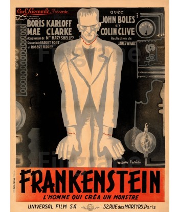 FRANKENSTEIN FILM Rpbq-POSTER/REPRODUCTION d1 AFFICHE VINTAGE l'achat 