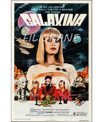 GALAXINA FILM Rtpr-POSTER/REPRODUCTION d1 AFFICHE VINTAGE pas cheres