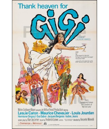 GIGI FILM Rgxj-POSTER/REPRODUCTION d1 AFFICHE VINTAGE hantent personnes