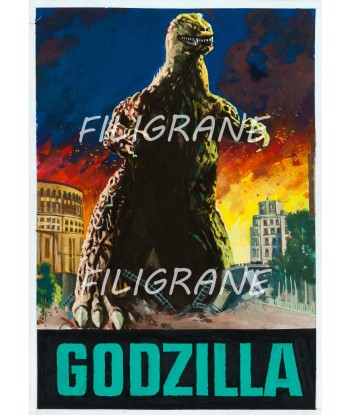 GODZILLA FILM Rpcp-POSTER/REPRODUCTION d1 AFFICHE VINTAGE français