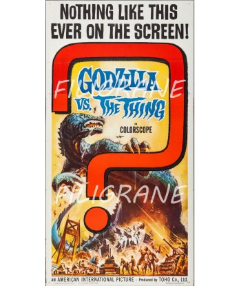 GODZILLA VS the THING FILM Rlht-POSTER/REPRODUCTION d1 AFFICHE VINTAGE de votre