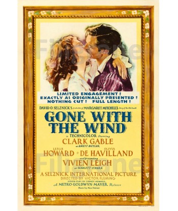 GONE WITH the WIND FILM Rnjf-POSTER/REPRODUCTION d1 AFFICHE VINTAGE l'achat 