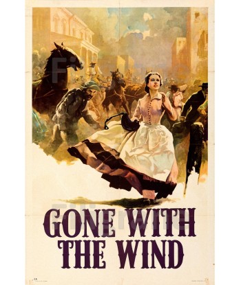 GONE WITH the WIND FILM Rnpk-POSTER/REPRODUCTION d1 AFFICHE VINTAGE ou a consommer sur place