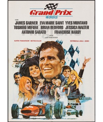 GRAND PRIX FILM Rxft-POSTER/REPRODUCTION d1 AFFICHE VINTAGE Venez acheter