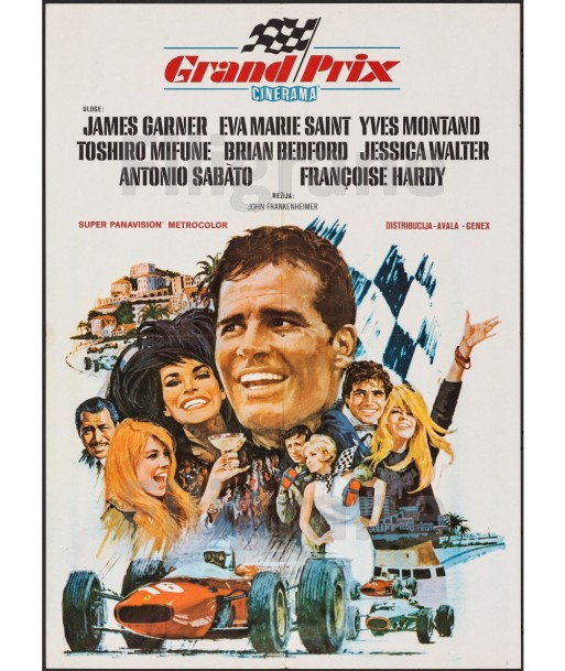 GRAND PRIX FILM Rxft-POSTER/REPRODUCTION d1 AFFICHE VINTAGE Venez acheter