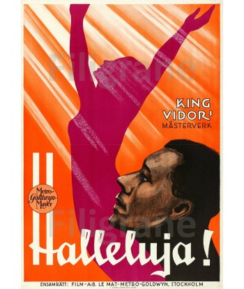 HALLELUIA FILM Rbmi-POSTER/REPRODUCTION d1 AFFICHE VINTAGE france