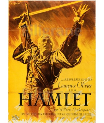 HAMLET FILM Rvzf-POSTER/REPRODUCTION d1 AFFICHE VINTAGE de technologie