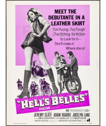 HELL'S BELLES FILM Rqxd-POSTER/REPRODUCTION d1 AFFICHE VINTAGE commande en ligne