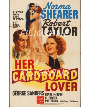 HER CARDBOARD LOVER FILM Rmab-POSTER/REPRODUCTION d1 AFFICHE VINTAGE d'Europe débarque