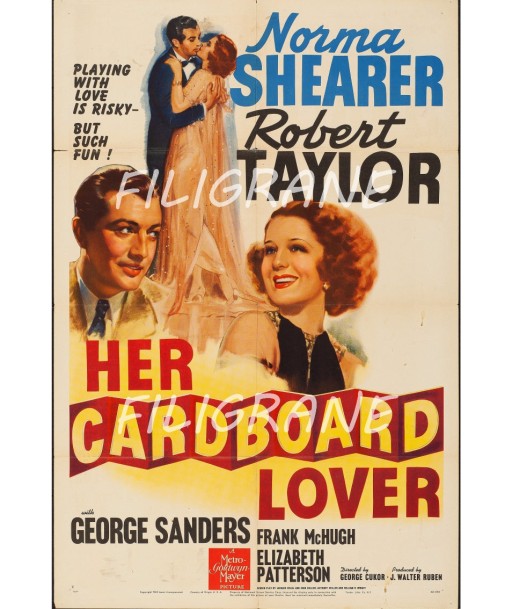 HER CARDBOARD LOVER FILM Rmab-POSTER/REPRODUCTION d1 AFFICHE VINTAGE d'Europe débarque