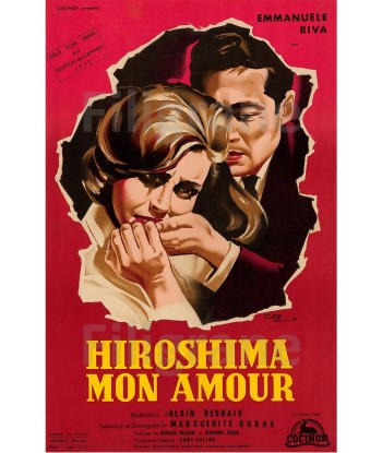 HIROSHIMA mon AMOUR FILM Rnsr-POSTER/REPRODUCTION d1 AFFICHE VINTAGE de France