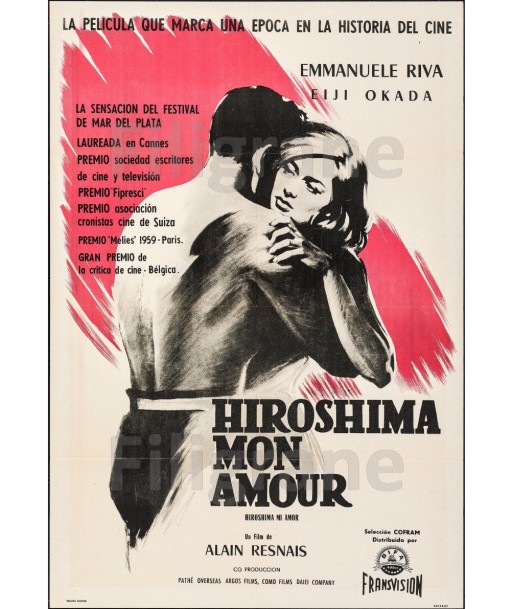 HIROSHIMA MON AMOUR FILM Rora-POSTER/REPRODUCTION d1 AFFICHE VINTAGE store