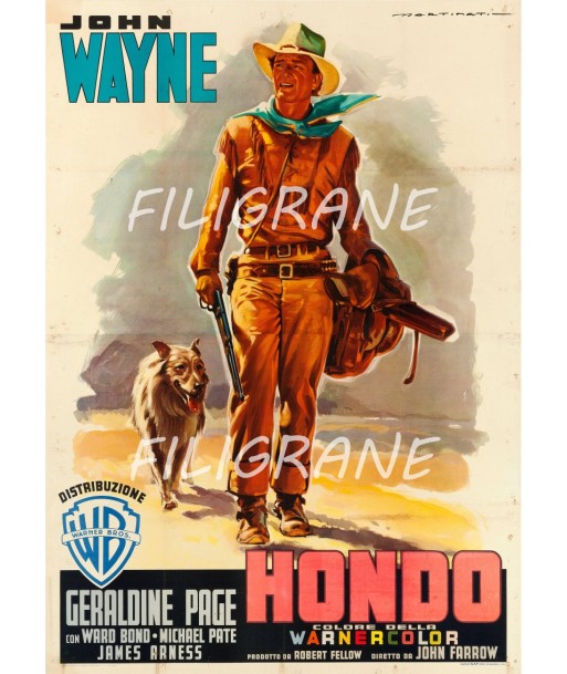 HONDO FILM Rdsh-POSTER/REPRODUCTION d1 AFFICHE VINTAGE de technologie