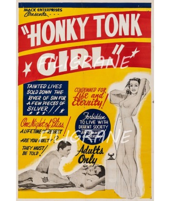 HONKY TONK GIRL FILM Rdcl-POSTER/REPRODUCTION d1 AFFICHE VINTAGE Venez acheter