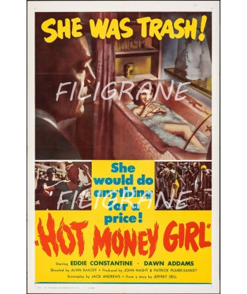 HOT MONEY GIRL FILM Rcuz-POSTER/REPRODUCTION d1 AFFICHE VINTAGE de l' environnement