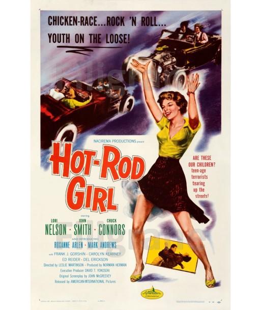 HOT ROD GIRL FILM Rukh-POSTER/REPRODUCTION d1 AFFICHE VINTAGE Comparez plus de prix