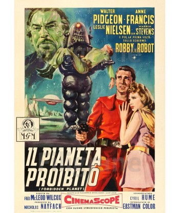 IL PIANETA PROIBITO FILM Rlwb-POSTER/REPRODUCTION d1 AFFICHE VINTAGE l'achat 