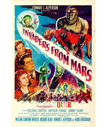 INVADERS from MARS FILM Rpau-POSTER/REPRODUCTION d1 AFFICHE VINTAGE solde