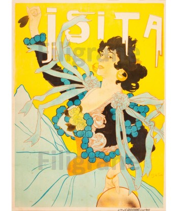 ISITA SPECTACLE Rlbl-POSTER/REPRODUCTION d1 AFFICHE VINTAGE Les magasins à Paris