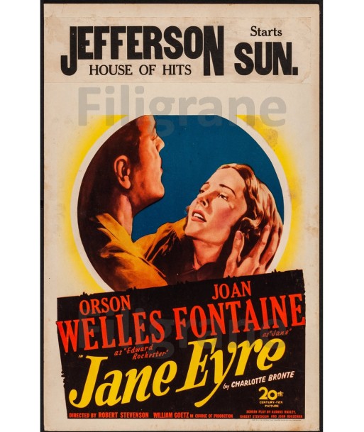 JANE EYRE FILM Rmvl-POSTER/REPRODUCTION d1 AFFICHE VINTAGE Profitez des Offres !