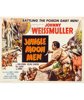 JUNGLE MOON MEN FILM Rfec-POSTER/REPRODUCTION d1 AFFICHE VINTAGE suggérées chez