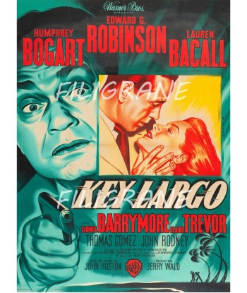 KEY LARGO FILM Rlgo-POSTER/REPRODUCTION d1 AFFICHE VINTAGE commande en ligne