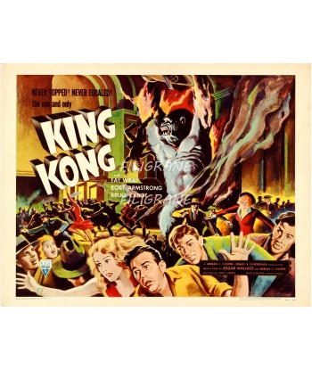 KING KONG FILM Rcns-POSTER/REPRODUCTION d1 AFFICHE VINTAGE vente chaude votre 