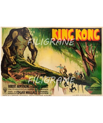 KING KONG FILM Rnxi-POSTER/REPRODUCTION d1 AFFICHE VINTAGE de pas cher