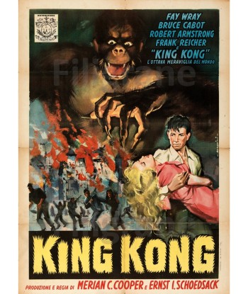 KING KONG FILM Ryci-POSTER/REPRODUCTION d1 AFFICHE VINTAGE Dans la société mordern