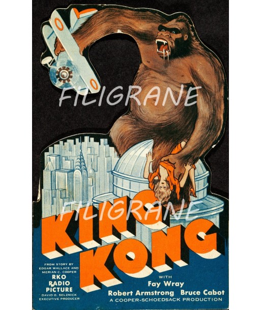 KING KONG FILM Rzvj-POSTER/REPRODUCTION d1 AFFICHE VINTAGE vous aussi creer 