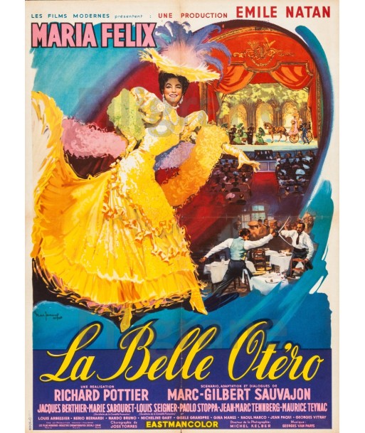 LA BELLE OTERO FILM Rjid-POSTER/REPRODUCTION d1 AFFICHE VINTAGE de la marque