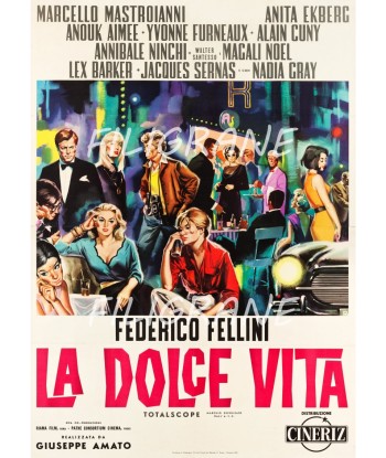 LA DOLCE VITA FILM Rqio-POSTER/REPRODUCTION d1 AFFICHE VINTAGE vente chaude votre 