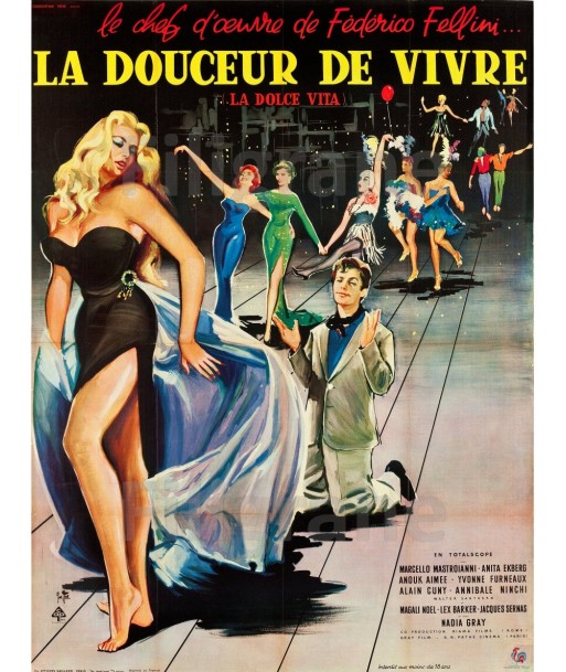 LA DOUCEUR de VIVRE FILM Rcpf-POSTER/REPRODUCTION d1 AFFICHE VINTAGE français