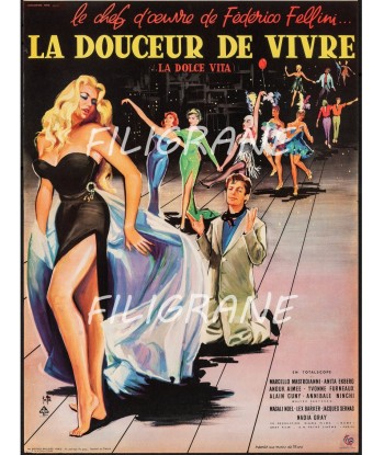 LA DOUCEUR de VIVRE FILM Ryjh-POSTER/REPRODUCTION d1 AFFICHE VINTAGE basket pas cher