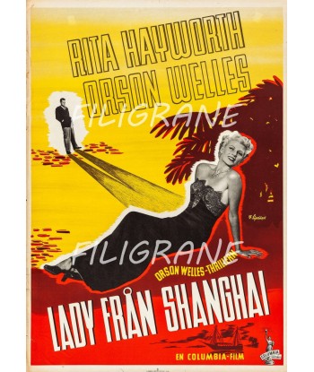 LADY FRAN SHANGHAÏ FILM Rbmd-POSTER/REPRODUCTION d1 AFFICHE VINTAGE français