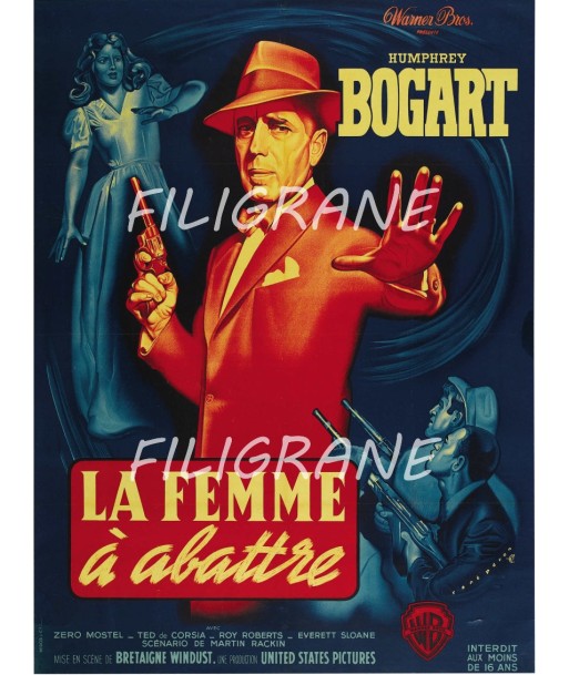 LA FEMME à ABATTRE FILM Rxtb-POSTER/REPRODUCTION d1 AFFICHE VINTAGE Paris Déstockage Promo