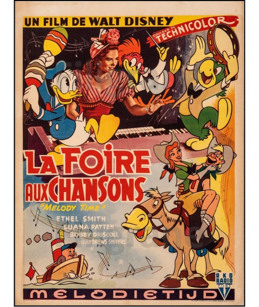 La FOIRE aux CHANSONS FILM Ramm-POSTER/REPRODUCTION d1 AFFICHE VINTAGE Découvrez la collection