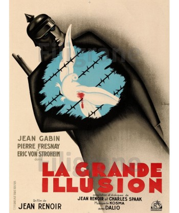 LA GRANDE ILLUSION FILM Rwcu-POSTER/REPRODUCTION d1 AFFICHE VINTAGE acheter en ligne