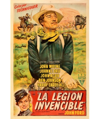 LA LEGION INVENCIBLE FILM Rvgv-POSTER/REPRODUCTION d1 AFFICHE VINTAGE rembourrage situé sous