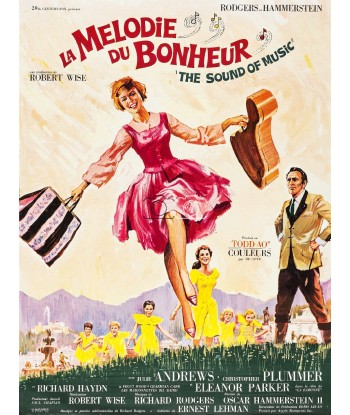 LA MéLODIE du BONHEUR FILM Rhxm-POSTER/REPRODUCTION d1 AFFICHE VINTAGE livraison et retour toujours gratuits