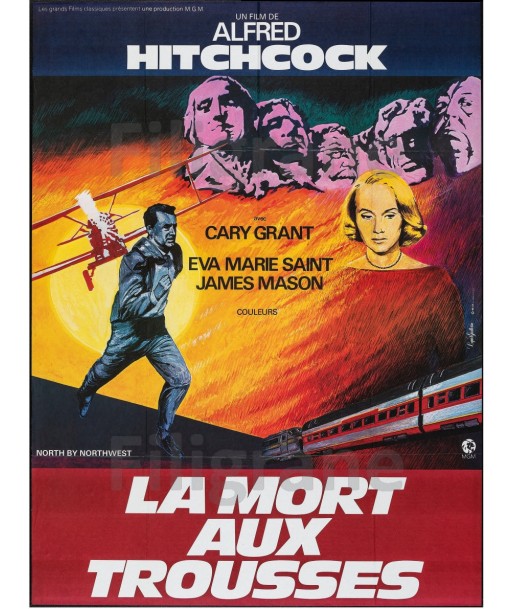 La MORT aux TROUSSES  FILM Ryct-POSTER/REPRODUCTION d1 AFFICHE VINTAGE Les magasins à Paris et en Île-de-France