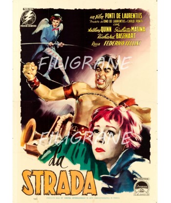 LA STRADA FILM Rhjk-POSTER/REPRODUCTION d1 AFFICHE VINTAGE pas cher chine