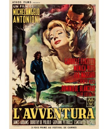 L'AVENTURA FILM Rofu-POSTER/REPRODUCTION d1 AFFICHE VINTAGE livraison et retour toujours gratuits