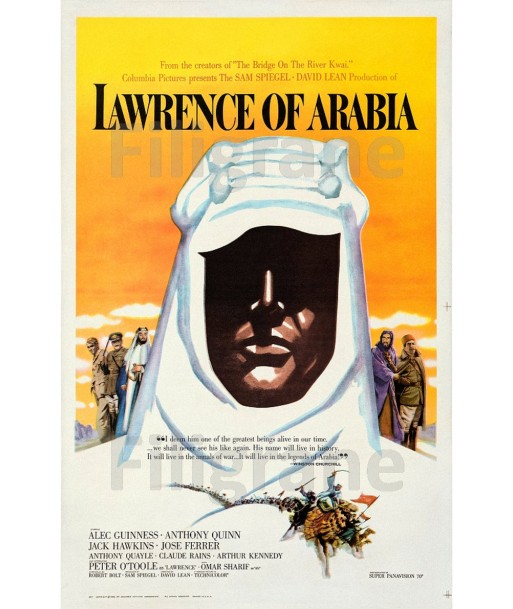 LAWRENCE of ARABIA FILM Rldw-POSTER/REPRODUCTION d1 AFFICHE VINTAGE la chaussure