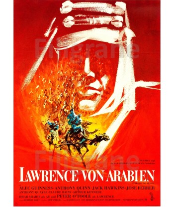 LAWRENCE von ARABIEN FILM Rctd-POSTER/REPRODUCTION d1 AFFICHE VINTAGE le concept de la Pate a emporter 