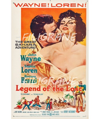 LEGEND of the LOST FILM Rqbu-POSTER/REPRODUCTION d1 AFFICHE VINTAGE outlet